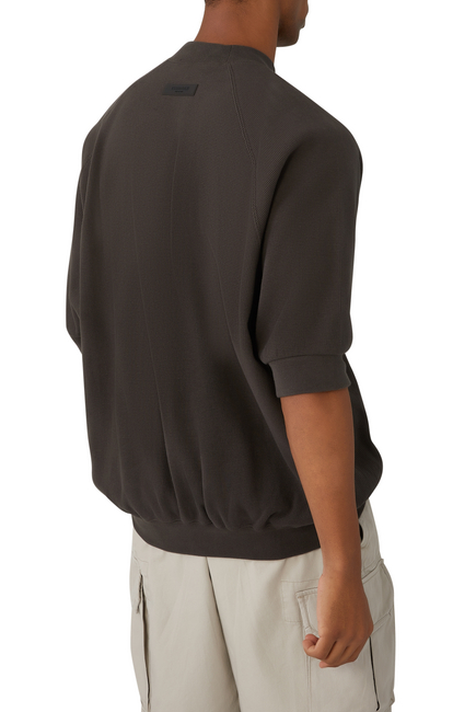 Short-Sleeve Crewneck Sweatshirt